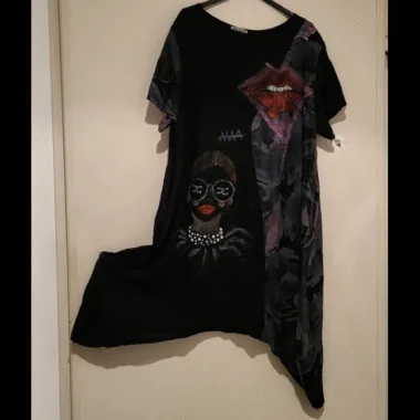 ABITO LUNGO LINO E COTONE