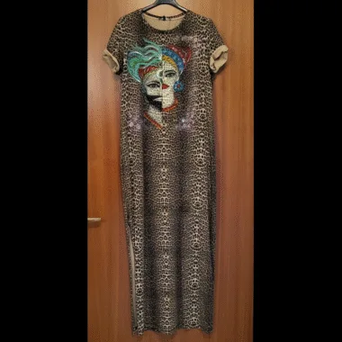 ABITO LUNGO TESTE DI MORI