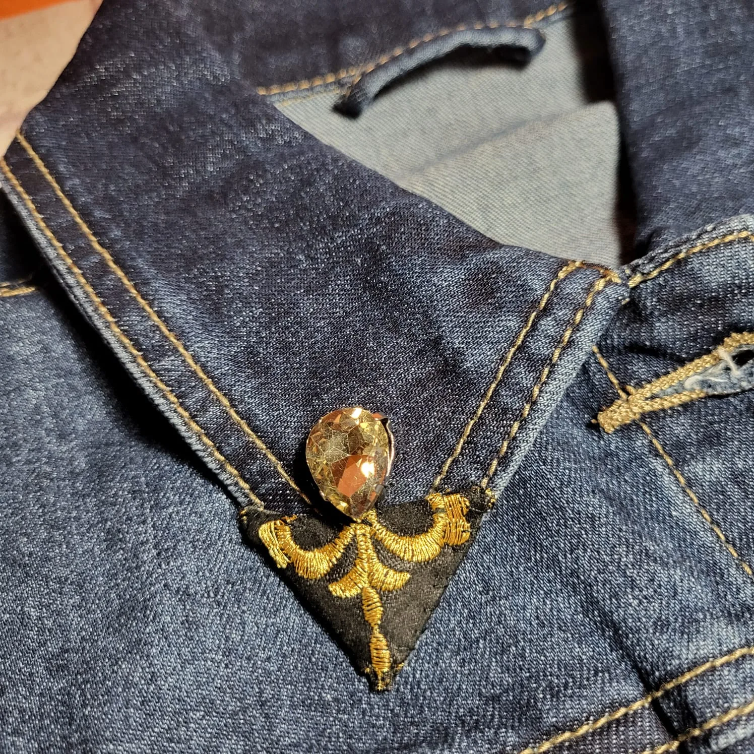 GIACCA JEANS DECOLLETE' E MICIO - immagine 4