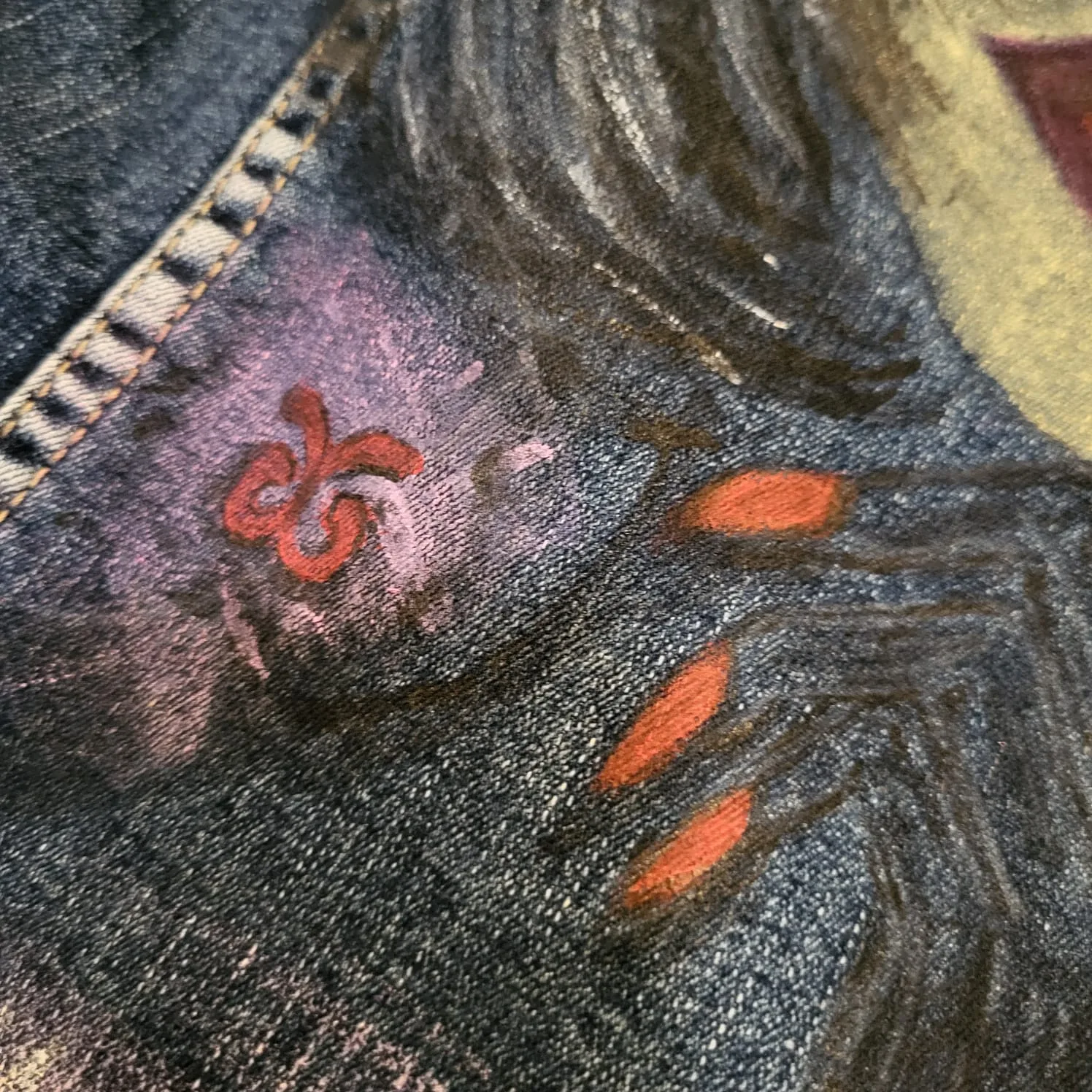 GIACCA JEANS VISO DONNA CON OCCHIALI VINTAGE - immagine 3