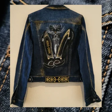 GIACCA JEANS DECOLLETE' E MICIO