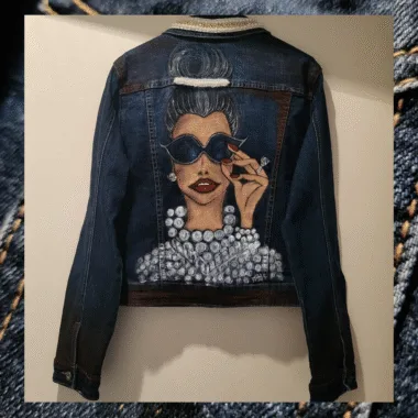 GIACCA JEANS FRIDA PERLE