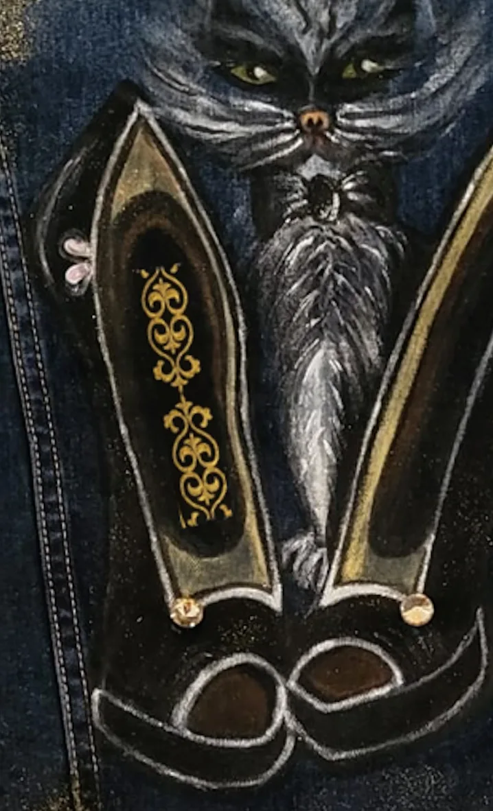 GIACCA JEANS DECOLLETE' E MICIO - immagine 3